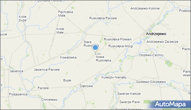 mapa Nowa Ruskołęka, Nowa Ruskołęka na mapie Targeo